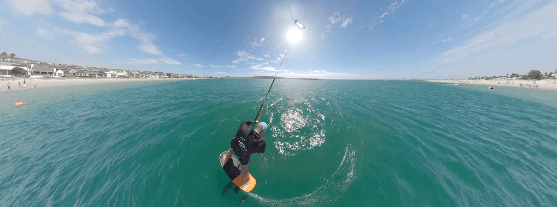 Learning to gybe on a Kite Foil with Progression Kite Coaching in South Africa - Boardworx