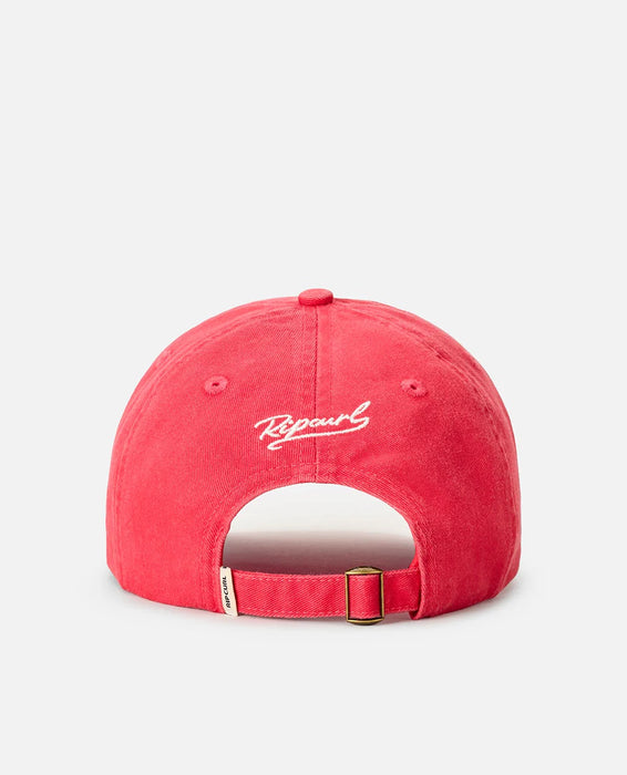 Rip Curl Mixed 6 Panel Cap Deep Red