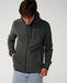 Rip Curl Departed Polar Fleece Jacket in Charcoal Grey – product view 6