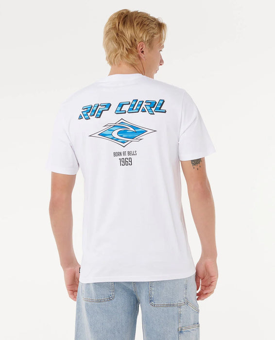 Rip Curl Fade Out Icon Tee White