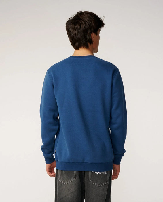 Rip Curl Staple Crew Sweatshirt in Light Navy – product view 3