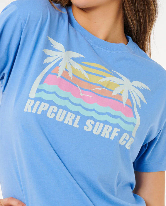 Rip Curl Malibu Relaxed Tee Cornflower Blue