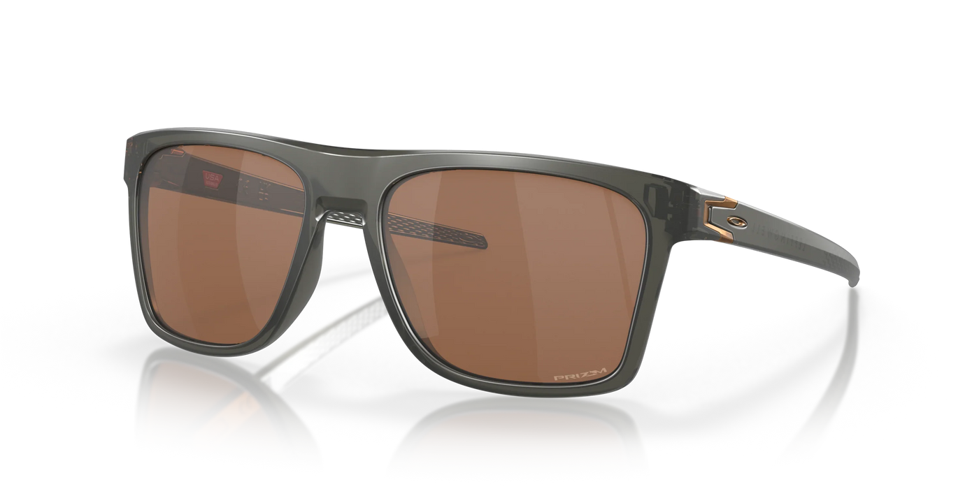 Oakley Leffingwell Matt Grey Smoke Prism Tungsten lenses
