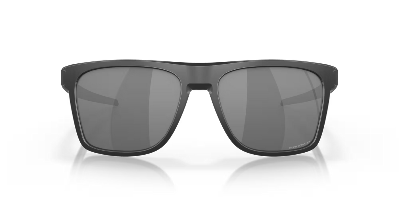 Oakley Leffingwell Matte Black Ink sunglasses, front view