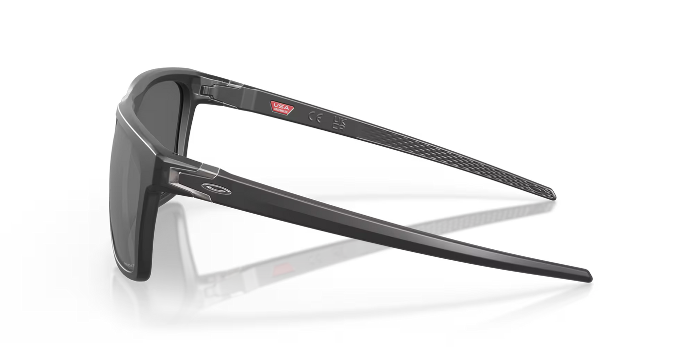 Oakley Leffingwell Matte Black Ink sunglasses, side view