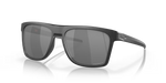 Oakley Leffingwell Matte Black Ink sunglasses, three-quarter view