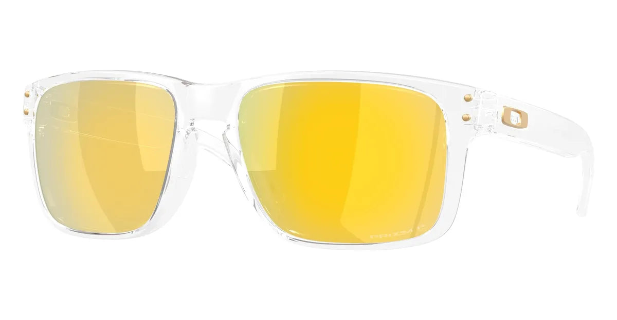 Oakley Holbrook Clear with Prizm 24K Polarized lenses