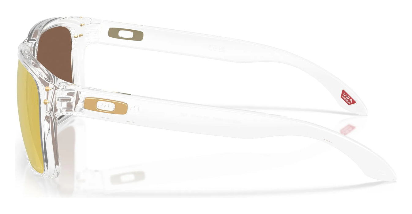 Oakley Holbrook Clear with Prizm 24K Polarized lenses
