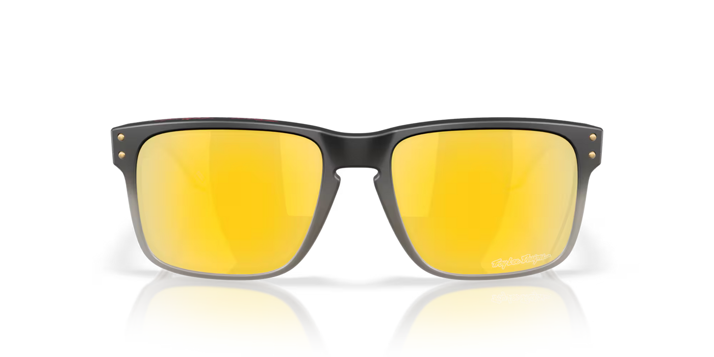 Oakley Holbrook™ Troy Lee Designs Series Black Fade with Prizm 24k Polarized lenses