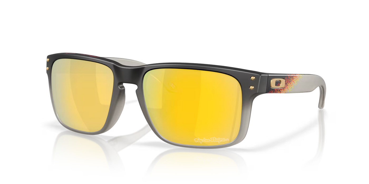Oakley Holbrook™ Troy Lee Designs Series Black Fade with Prizm 24k Polarized lenses
