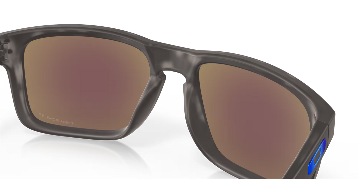 Oakley Holbrook Matte Black Tortoise with Prizm Sapphire Iridium Polarized lenses