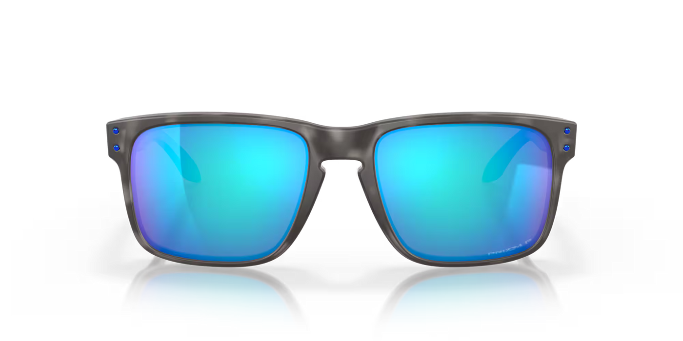 Oakley Holbrook Matte Black Tortoise with Prizm Sapphire Iridium Polarized lenses