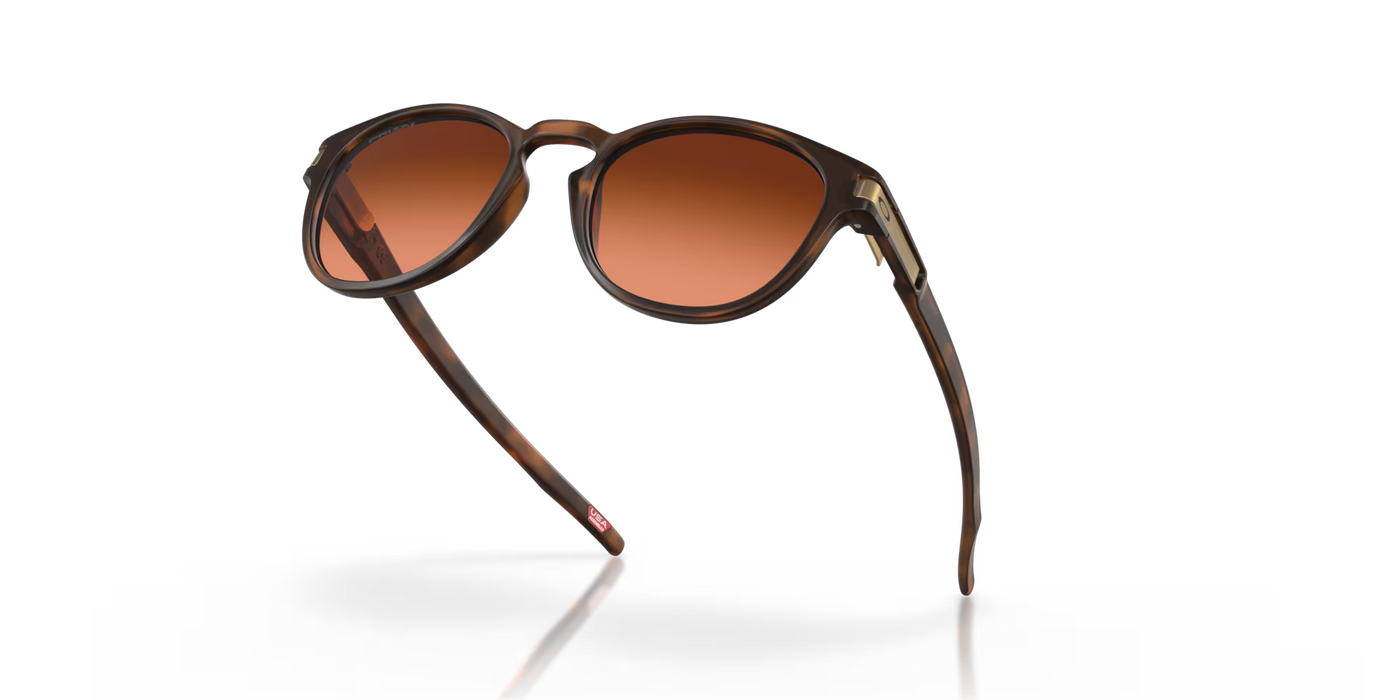 Oakley Latch Matte Brown Tortoise sunglasses, angled view