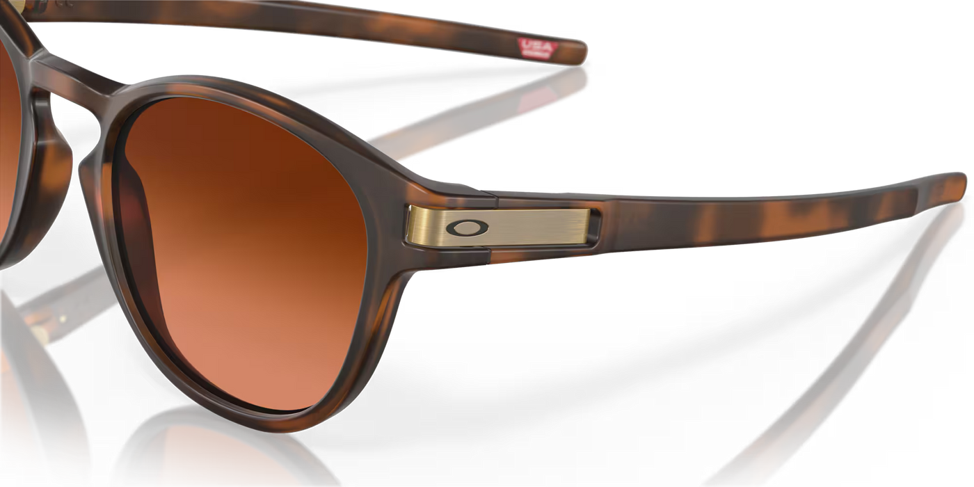Oakley Latch Matte Brown Tortoise sunglasses, detail view