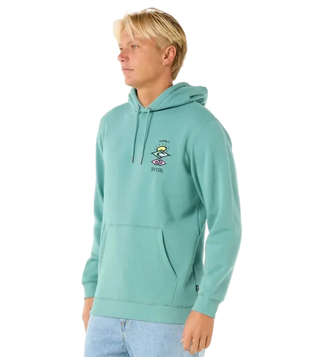 Rip Curl Search Icon Hoody Blue Lagoon