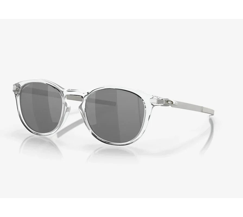 Oakley Pitchman R Polished Clear with Prism Black lenses
