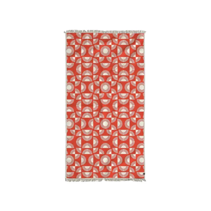 Slowtide Cheyenne Driftweave Turkish Towel - Sunburnt