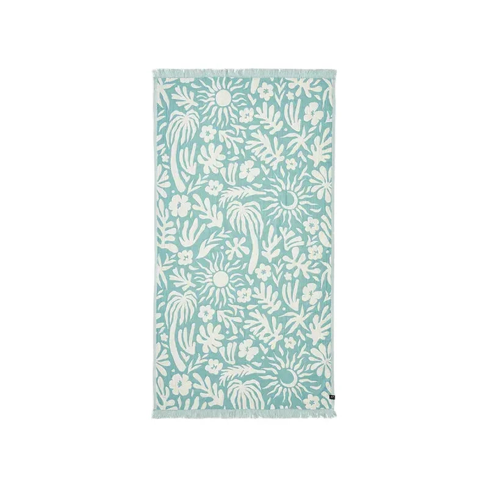 Slowtide Sunny Driftweave Turkish Towel - Sky Blue