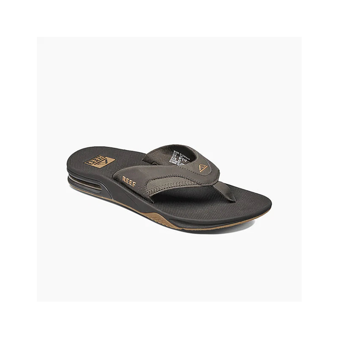 Reef Fanning Flip Flops Brown Gum