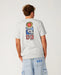 Rip Curl VaporCool Stack Relaxed Tee in Grey Marle – product view 2