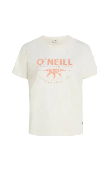 O'Neill Front Print Tee Snow White