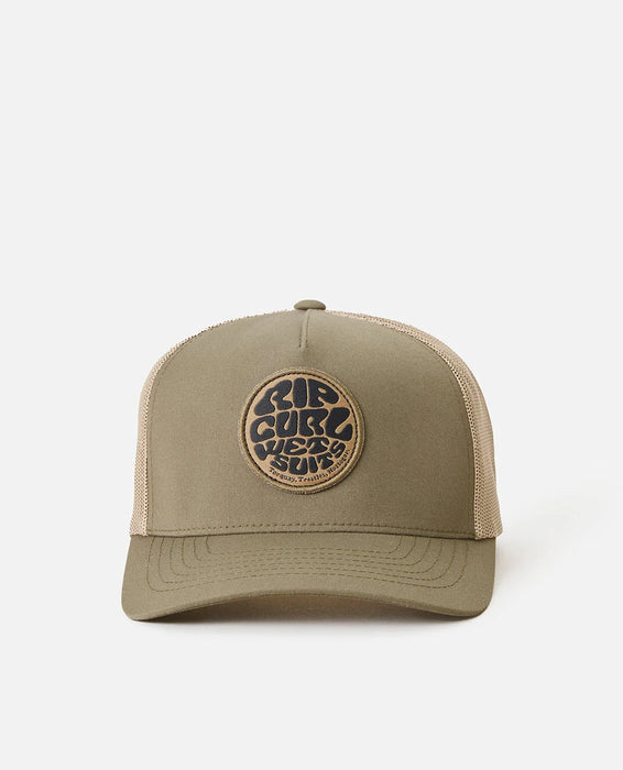 Rip Curl Wetsuit Icon Trucker Cap Dusty Olive