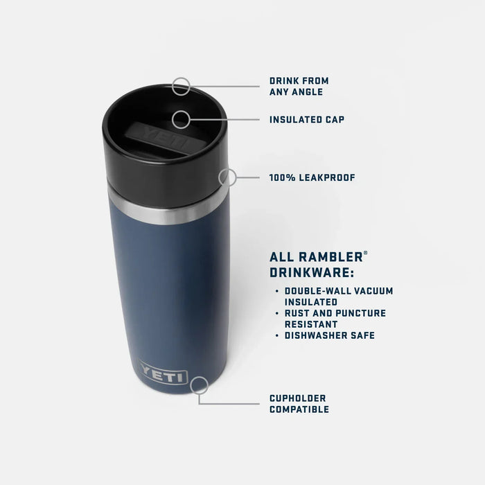Yeti Rambler 16oz Travel Bottle Hotshot Navy