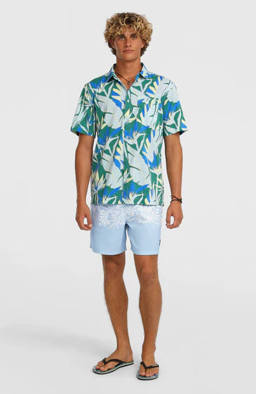 O'Neill Print Shirt Blue Tropicana