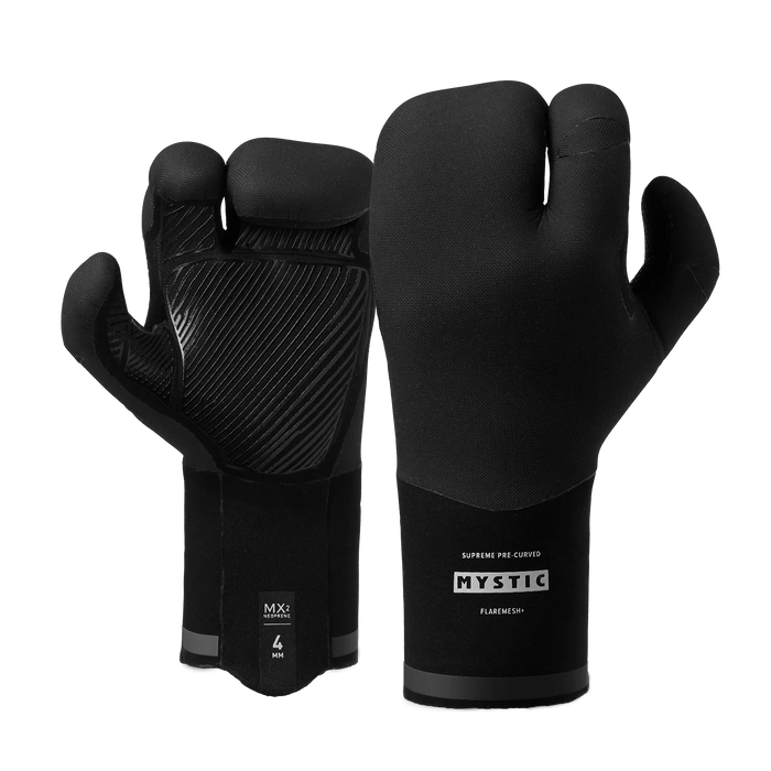 Mystic Supreme Glove 4mm Lobster Precurved - WIND
