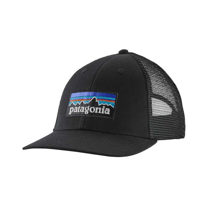 Patagonia P-6 Logo LoPro Trucker Cap Black