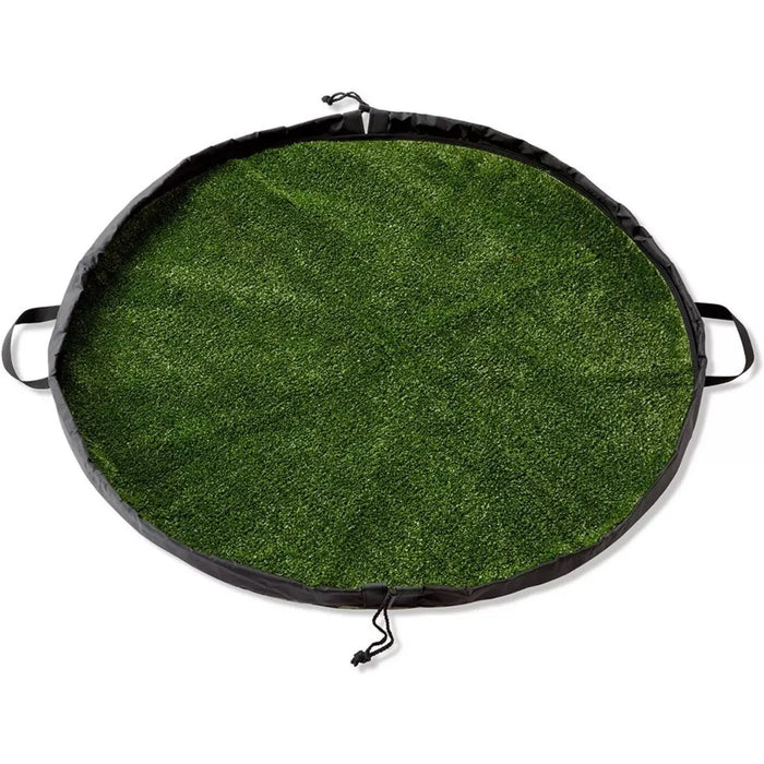 Northcore Grass Waterproof Change Mat in Camo, unrolled flat