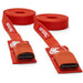 Northcore Roof Rack Straps / Tie Downs 3.6m in Red with carry bag