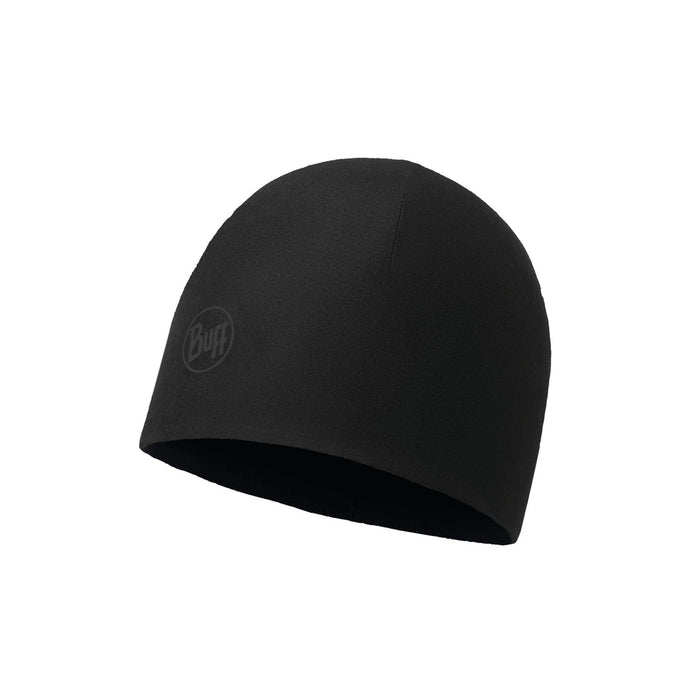 Buff EcoStretch and Polar beanie in Solid Black