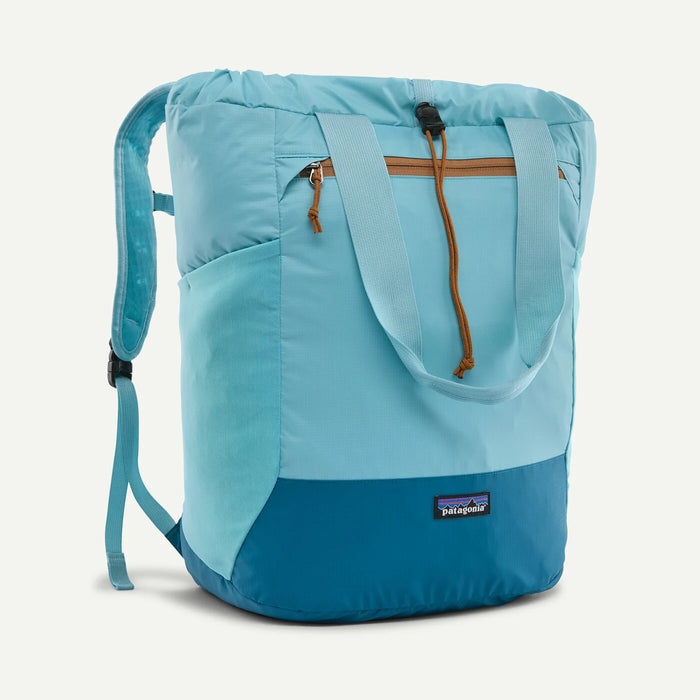 Patagonia Terravia Tote Pack 24L in Snowmelt Blue, full view