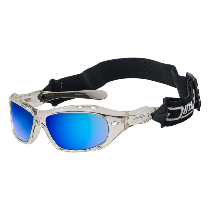 Dirty Dog Curl 2 Floating Wet Glass Clear / Blue Mirror Polarised