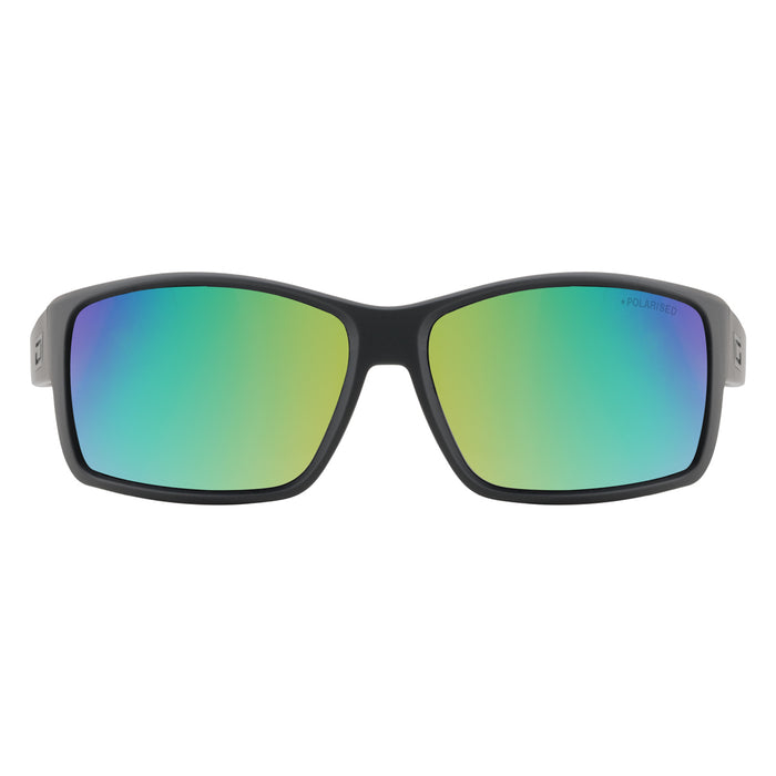 Dirty Dog Chill Green Fusion Polarised Lens - Satin Black Frame