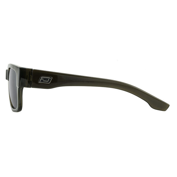 Dirty Dog Avenger Sunglass Crystal Olive Green/Green Polarised