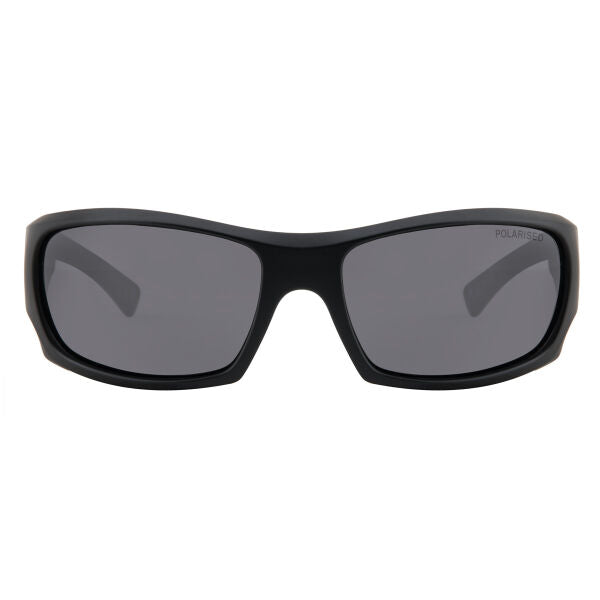 Dirty Dog Ninja Sunglass Satin Black/Grey Polarised