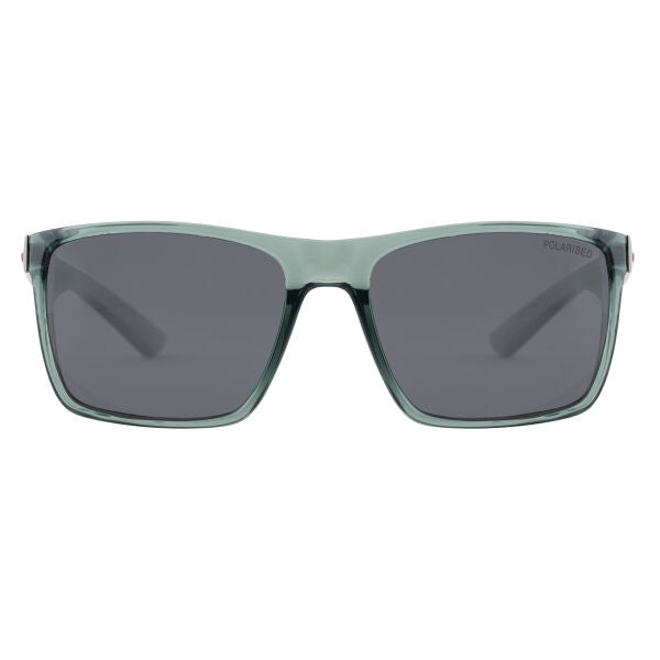 Dirty Dog Volcano Sunglass Crystal Light Green/Grey Polarised