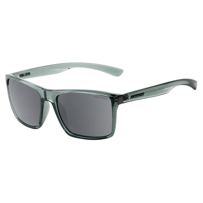 Dirty Dog Volcano Sunglass Crystal Light Green/Grey Polarised