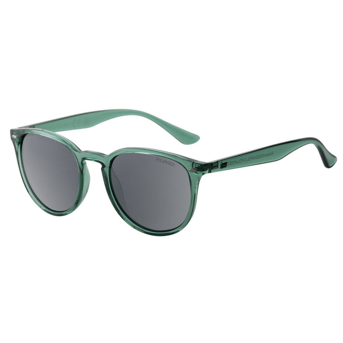 Dirty Dog Racoon Sunglass Crystal Light Green/Grey Polarised