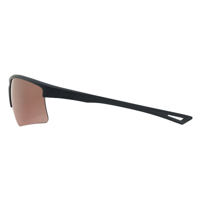 Dirty Dog Hyper Polarised Sunglasses Satin Black/Copper/Flash Mirror