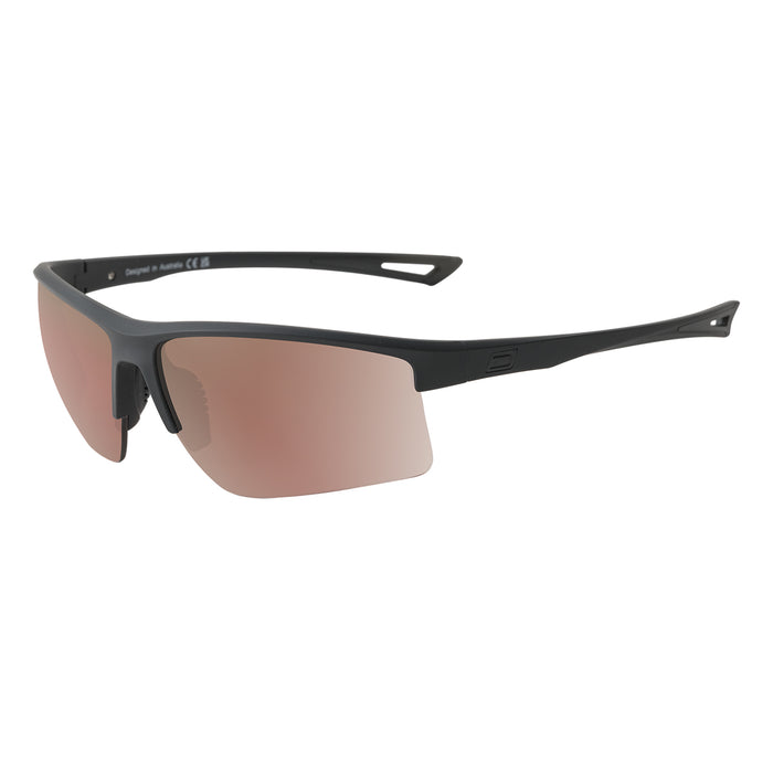 Dirty Dog Hyper Polarised Sunglasses Satin Black/Copper/Flash Mirror