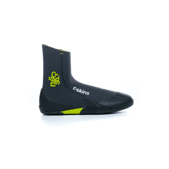 C-Skins Junior Zipped Boot Graphite/Flash Green/Black