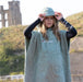 Northcore Kids Beach Basha changing robe laid flat showing towelling texture