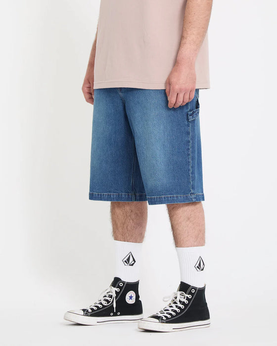 Volcom Kraftsman II 24" Denim Short - Park Blue