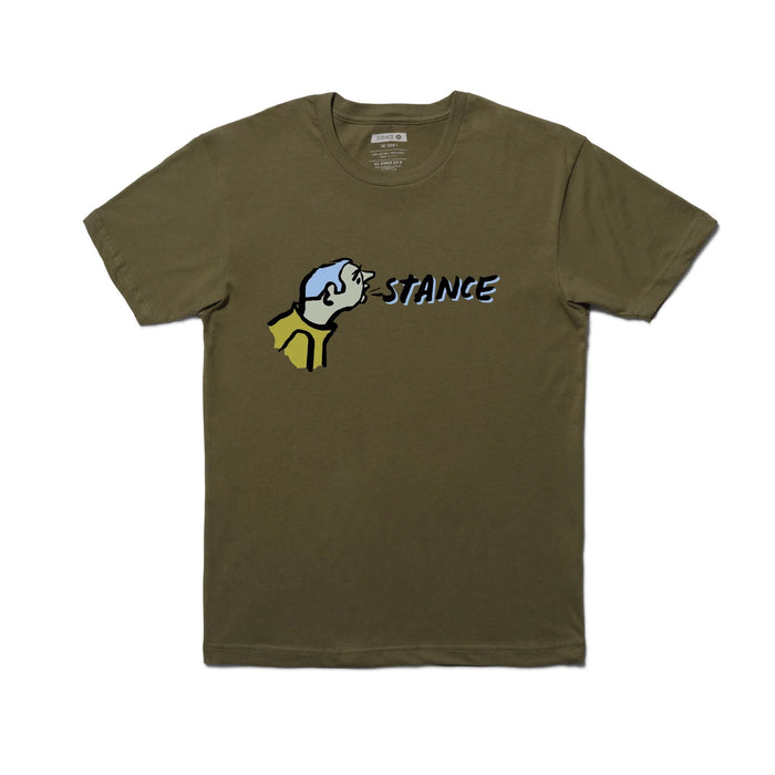 Stance Russ Pope Tee Military Green