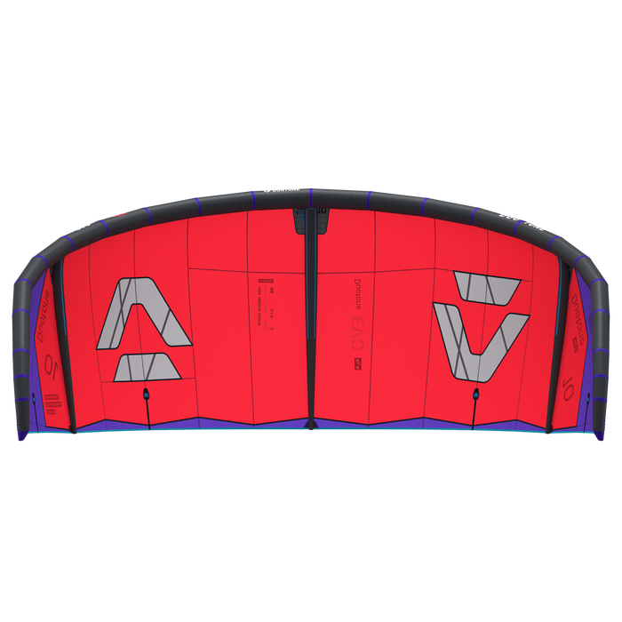 Duotone Evo SLS 2027 Red Purple underside view