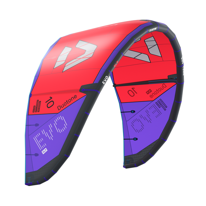 Duotone Evo SLS 2027 10m Red Purple alternate flying view
