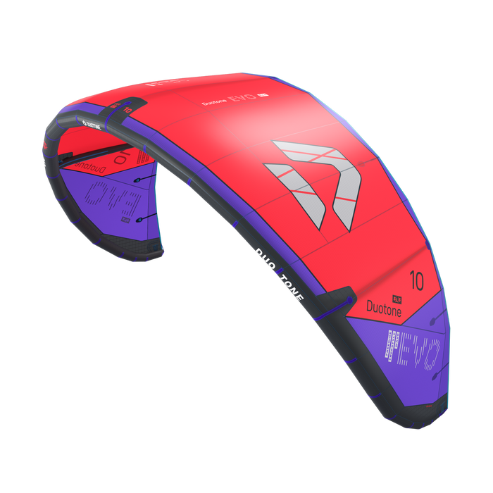 Duotone Evo SLS 2027 10m Red Purple canopy view